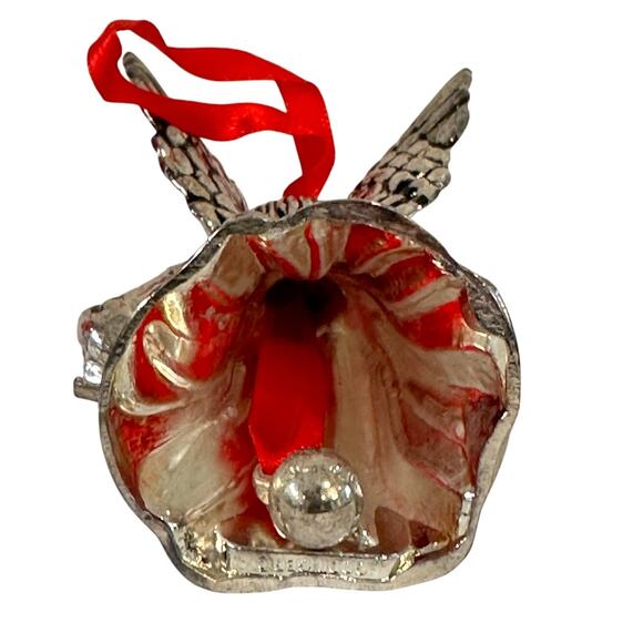 Godinger Holiday Collection 2000 Silverplate 'Millenium Angel Bell' Ornament - Picture 4 of 5